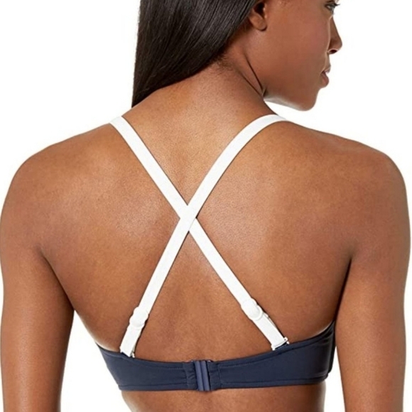 New!Seafolly Australia Block Party Halter Bikini Top - Picture 2 of 10